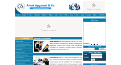 Desktop Screenshot of caashokaggarwal.com